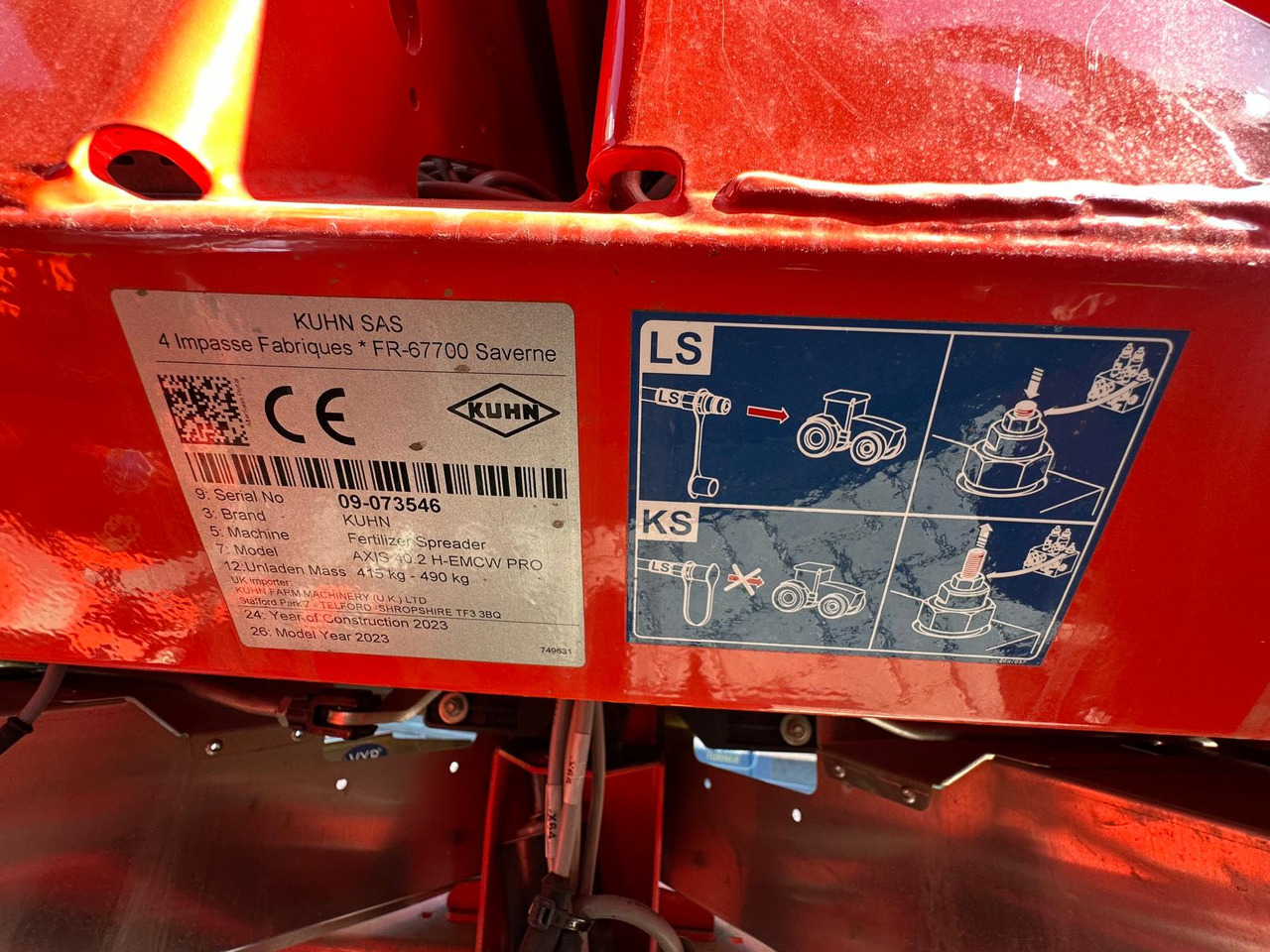 Новый Разбрасыватель удобрений Kuhn Axis 40.2 H EMC W: фото 10