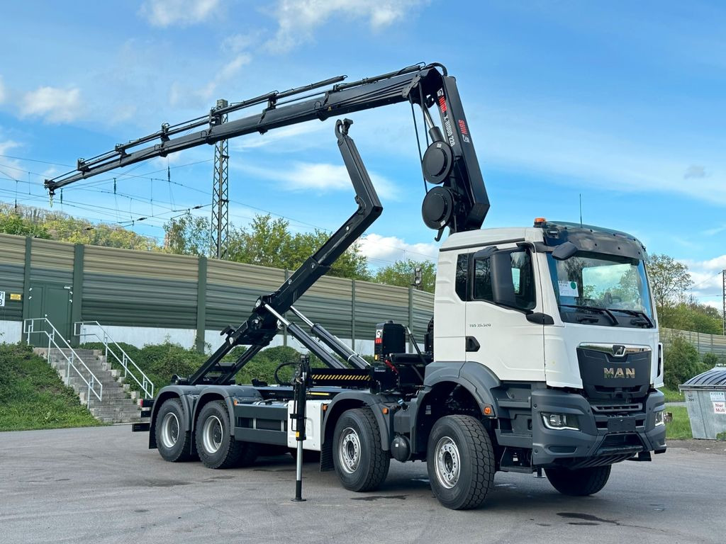 MAN TGS 35.520 8x4 Abrollkipper + Kran HIAB 228-6 - Крюковой мультилифт, Автоманипулятор: фото 1 MAN TGS 35.520 8x4 Abrollkipper + Kran HIAB 228-6 - Крюковой мультилифт, Автоманипулятор: фото 1