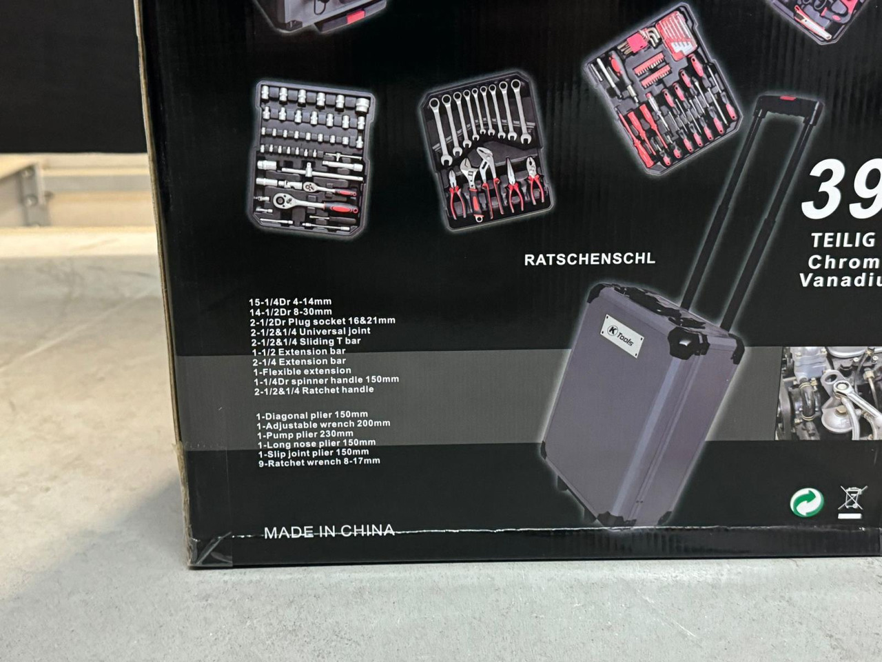 KTools gereedschapskoffer 399PCS - Оборудование для гаражей/ Мастерских: фото 3 KTools gereedschapskoffer 399PCS - Оборудование для гаражей/ Мастерских: фото 3