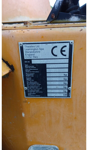 Thwaites - Мини-самосвал: фото 4 Thwaites - Мини-самосвал: фото 4