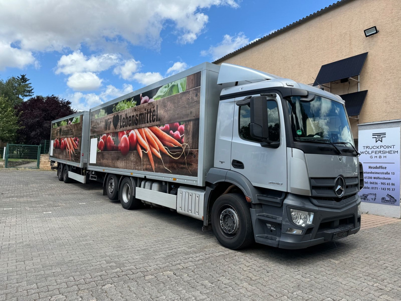 Mercedes-Benz Antos 2540/Durchladbar/Frigoblock/2x LBW/kpl.Zug - Рефрижератор: фото 1 Mercedes-Benz Antos 2540/Durchladbar/Frigoblock/2x LBW/kpl.Zug - Рефрижератор: фото 1