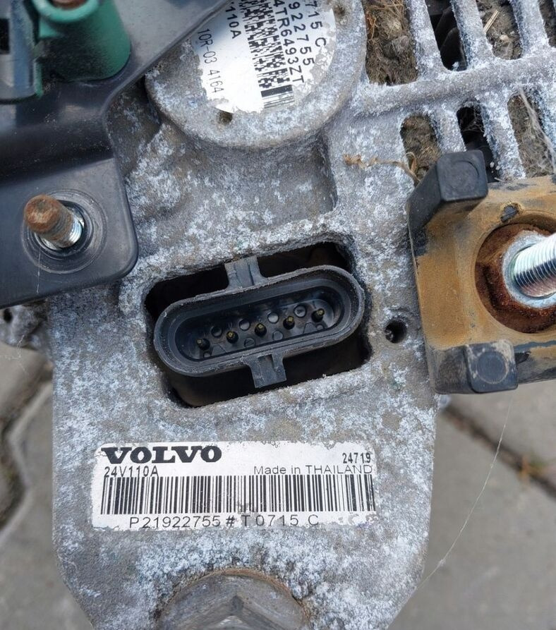 Mitsubishi ALTERNATOR VOLVO FL RENAULT GAMA D8K 110A EURO 6 21922755 - Генератор для Грузовиков: фото 3 Mitsubishi ALTERNATOR VOLVO FL RENAULT GAMA D8K 110A EURO 6 21922755 - Генератор для Грузовиков: фото 3