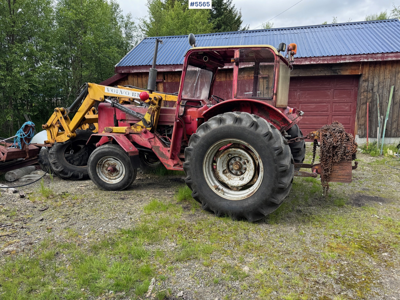 1969 Volvo BM 600 w/ Hymas front loader - Трактор: фото 4 1969 Volvo BM 600 w/ Hymas front loader - Трактор: фото 4