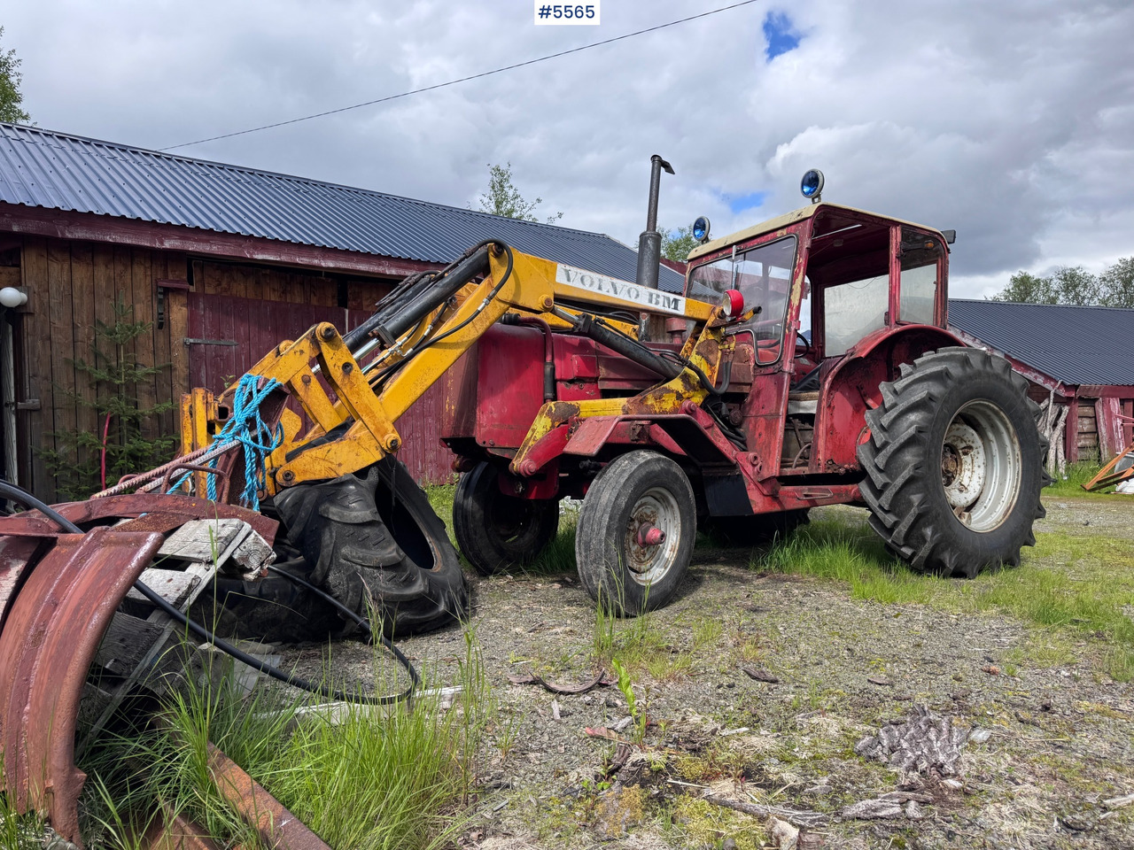 1969 Volvo BM 600 w/ Hymas front loader - Трактор: фото 1 1969 Volvo BM 600 w/ Hymas front loader - Трактор: фото 1