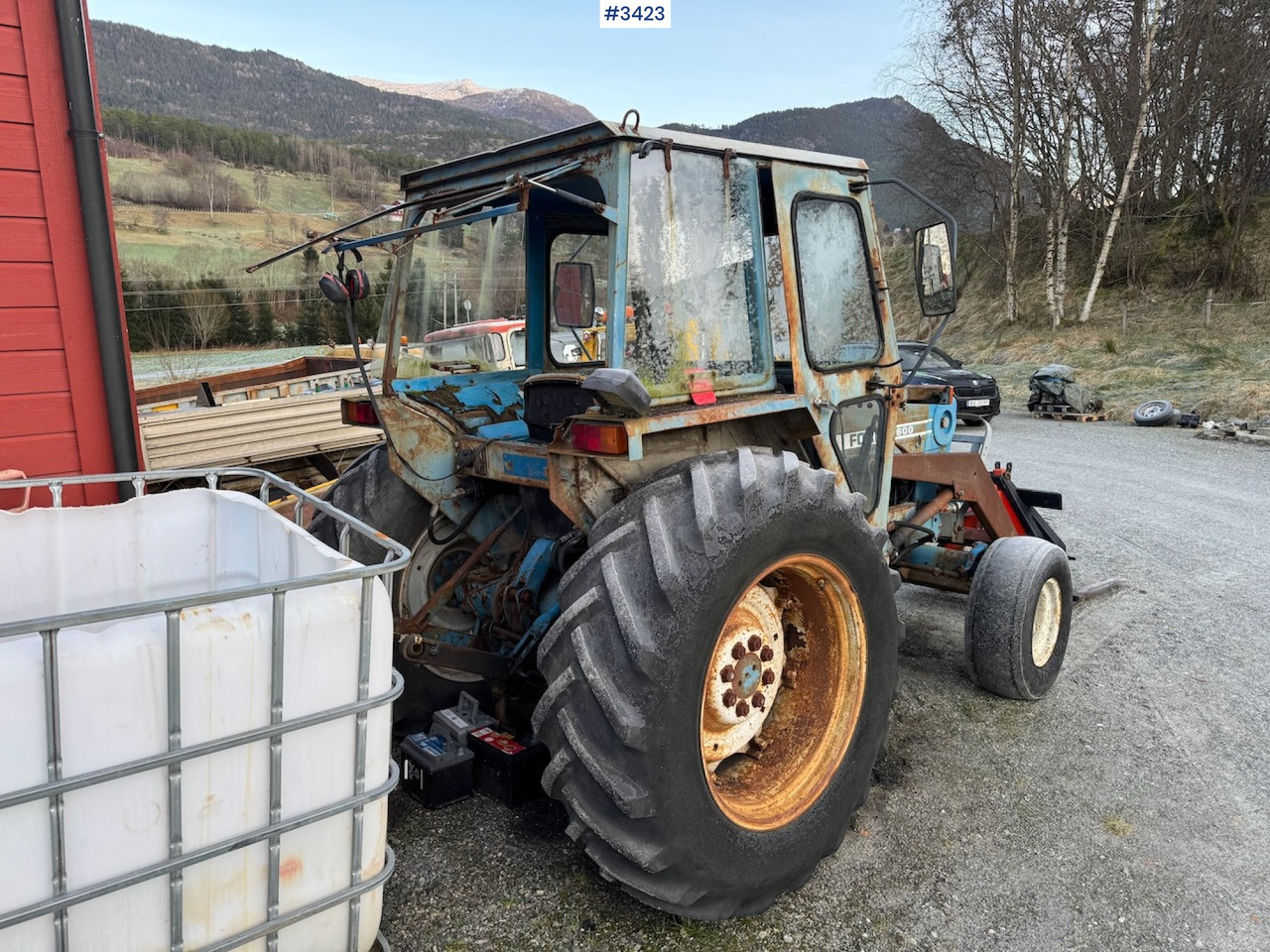 Трактор 1981 Ford 4600 w/front loader, bucket and pallet fork.: фото 10