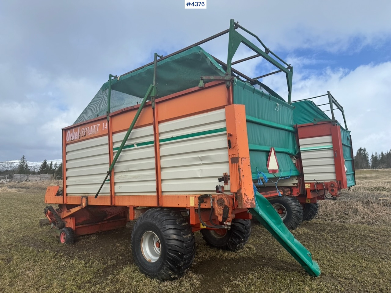 1990 Orkel Splitt 14 forage wagon - Техника для сенозаготовки: фото 4 1990 Orkel Splitt 14 forage wagon - Техника для сенозаготовки: фото 4