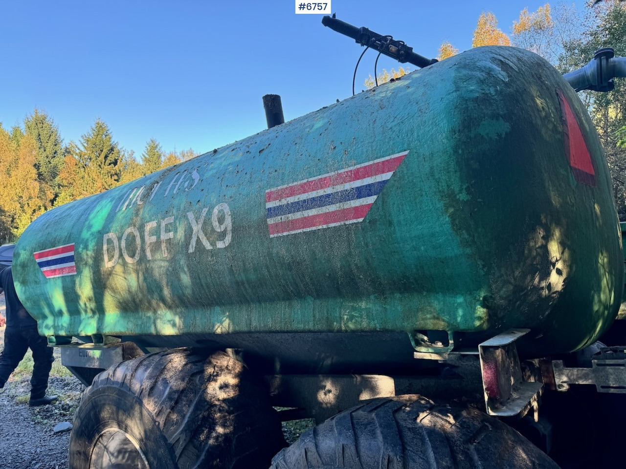 1999 Doff X9 Fertilizer wagon - Цистерна для жидкого навоза: фото 2 1999 Doff X9 Fertilizer wagon - Цистерна для жидкого навоза: фото 2