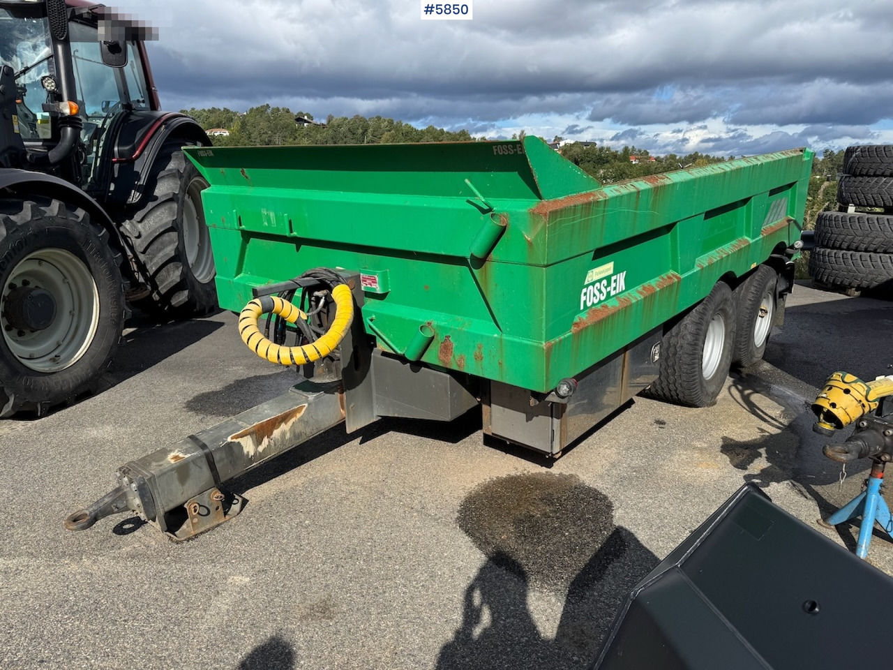 2015 Foss EIK 5.150 Dumper with 50 km/h. - Сельскохозяйственный прицеп-самосвал: фото 1 2015 Foss EIK 5.150 Dumper with 50 km/h. - Сельскохозяйственный прицеп-самосвал: фото 1