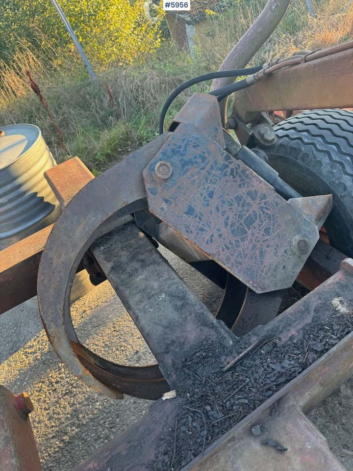 Прицеп лесовоз Logging trailer with Kesla crane: фото 13