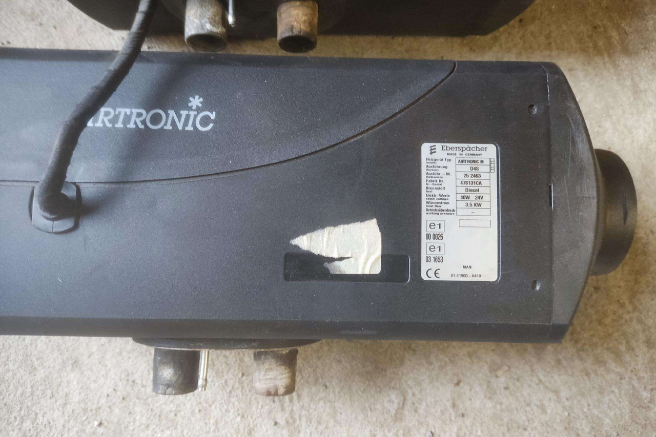 MAN auxiliary heater TESTED D4S - Отопление/ Вентиляция для Грузовиков: фото 2 MAN auxiliary heater TESTED D4S - Отопление/ Вентиляция для Грузовиков: фото 2