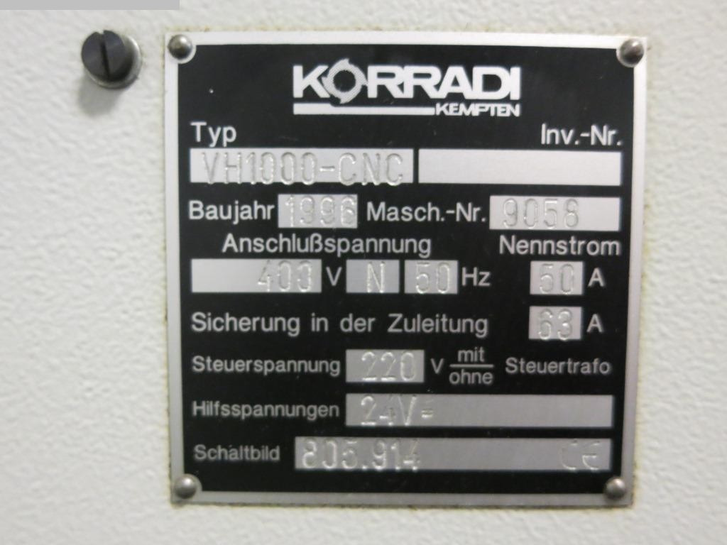 KORRADI VH1000-CNC - Обрабатывающий центр с ЧПУ: фото 5 KORRADI VH1000-CNC - Обрабатывающий центр с ЧПУ: фото 5