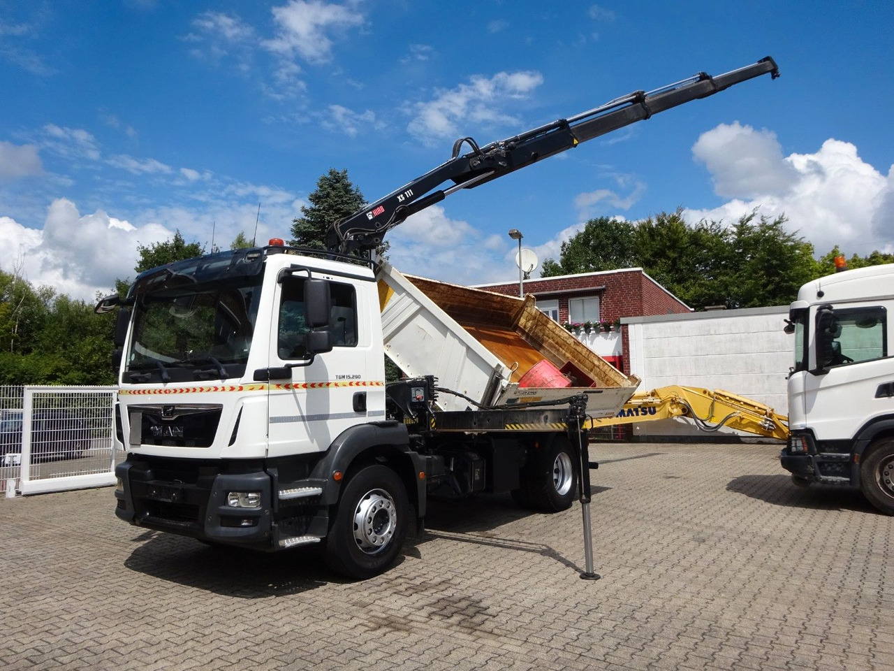 MAN 15.290 TGM 3Skipper + HIAB 111-B3 HIDUO Kran 4x2 - Самосвал, Автоманипулятор: фото 4 MAN 15.290 TGM 3Skipper + HIAB 111-B3 HIDUO Kran 4x2 - Самосвал, Автоманипулятор: фото 4