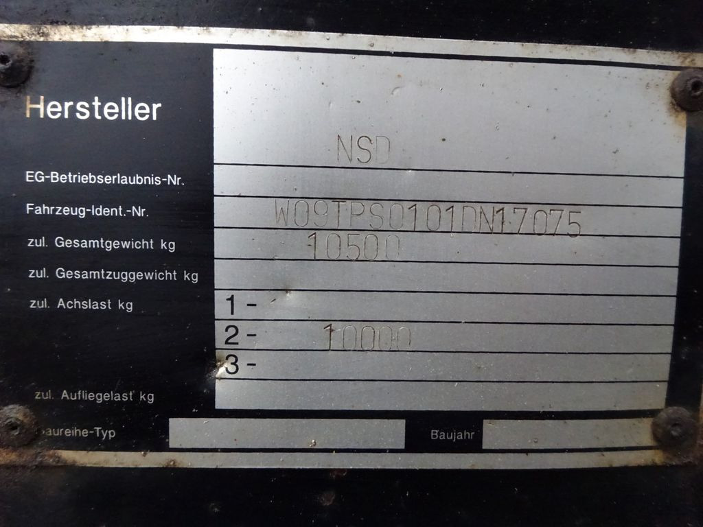 Прицеп NSD Tandem Anhänger  Plane + Spriegel +2 Achsen: фото 16