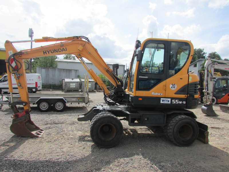 Hyundai Robex 55 W-9 Mobilbagger 34.000 EUR - Колёсный экскаватор: фото 1 Hyundai Robex 55 W-9 Mobilbagger 34.000 EUR - Колёсный экскаватор: фото 1