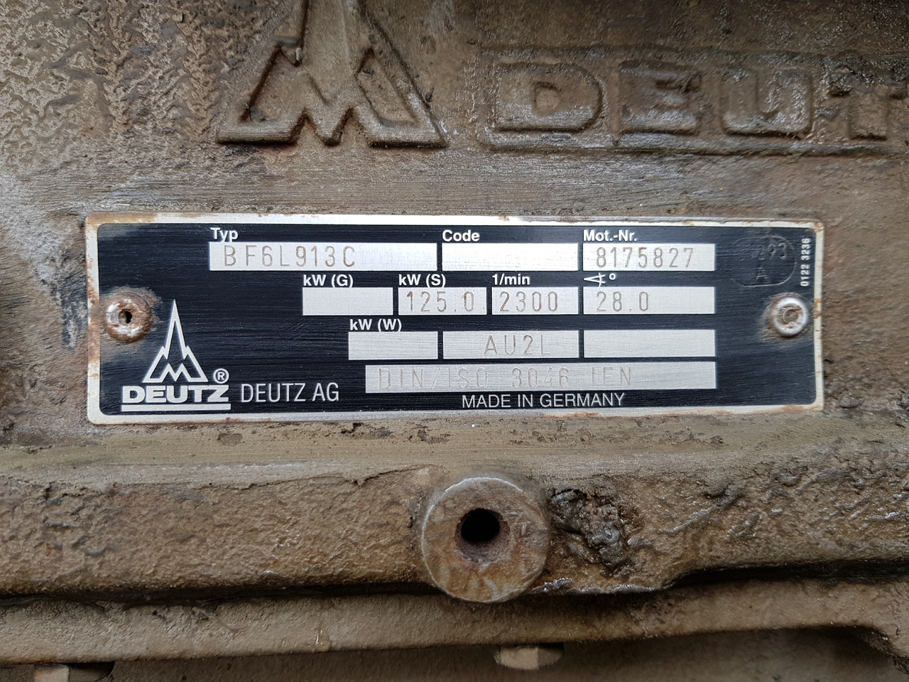 DEUTZ BF6L913C - Двигатель и запчасти для Строительной техники: фото 1 DEUTZ BF6L913C - Двигатель и запчасти для Строительной техники: фото 1