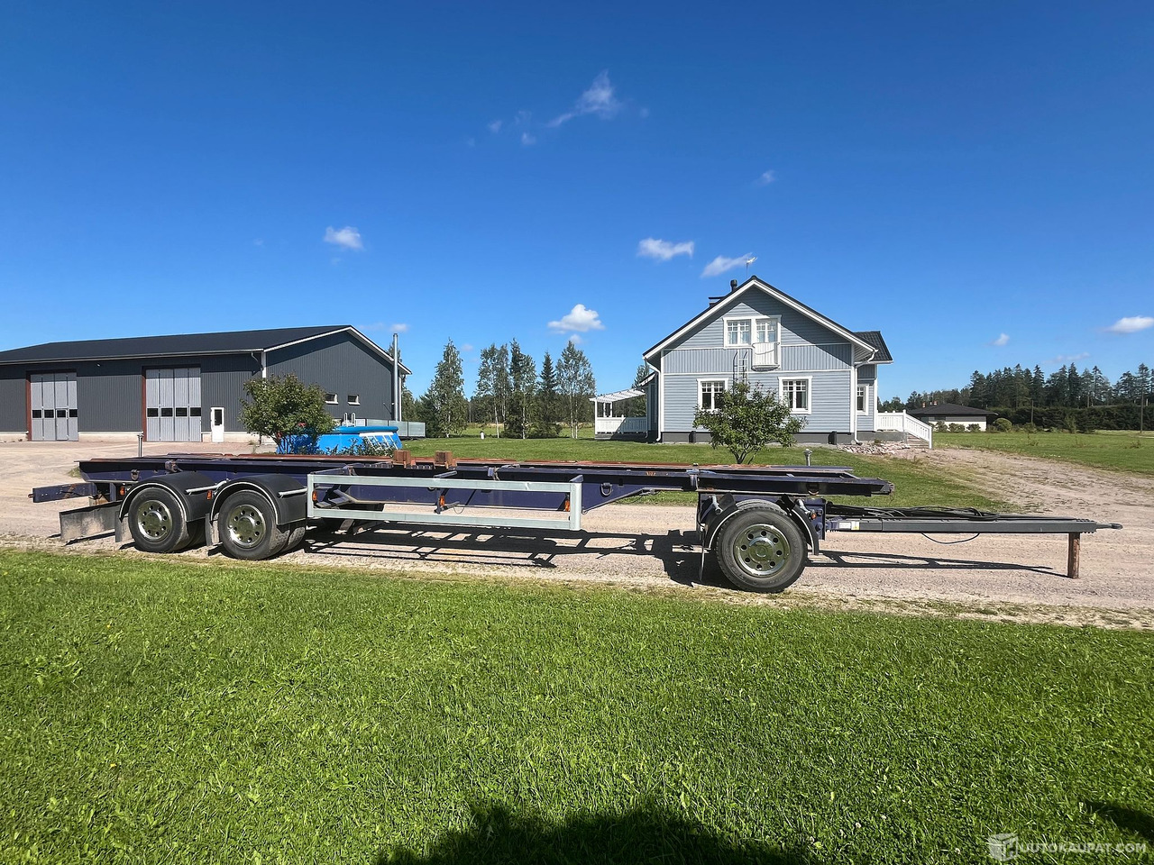 Asentamo Koivu, kolmiakselinen kuorma-auto vaihtolavaperävaunu, Juuri katsastettu, 1979, Nurmijärvi - Прицеп-контейнеровоз/ Сменный кузов: фото 3 Asentamo Koivu, kolmiakselinen kuorma-auto vaihtolavaperävaunu, Juuri katsastettu, 1979, Nurmijärvi - Прицеп-контейнеровоз/ Сменный кузов: фото 3