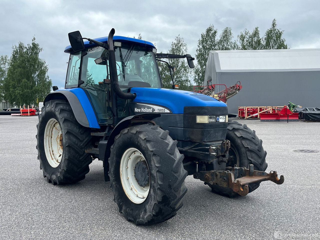 New Holland TM155, traktori etunostolaitteeella, 2004,, Salo - Сельскохозяйственная техника: фото 4 New Holland TM155, traktori etunostolaitteeella, 2004,, Salo - Сельскохозяйственная техника: фото 4