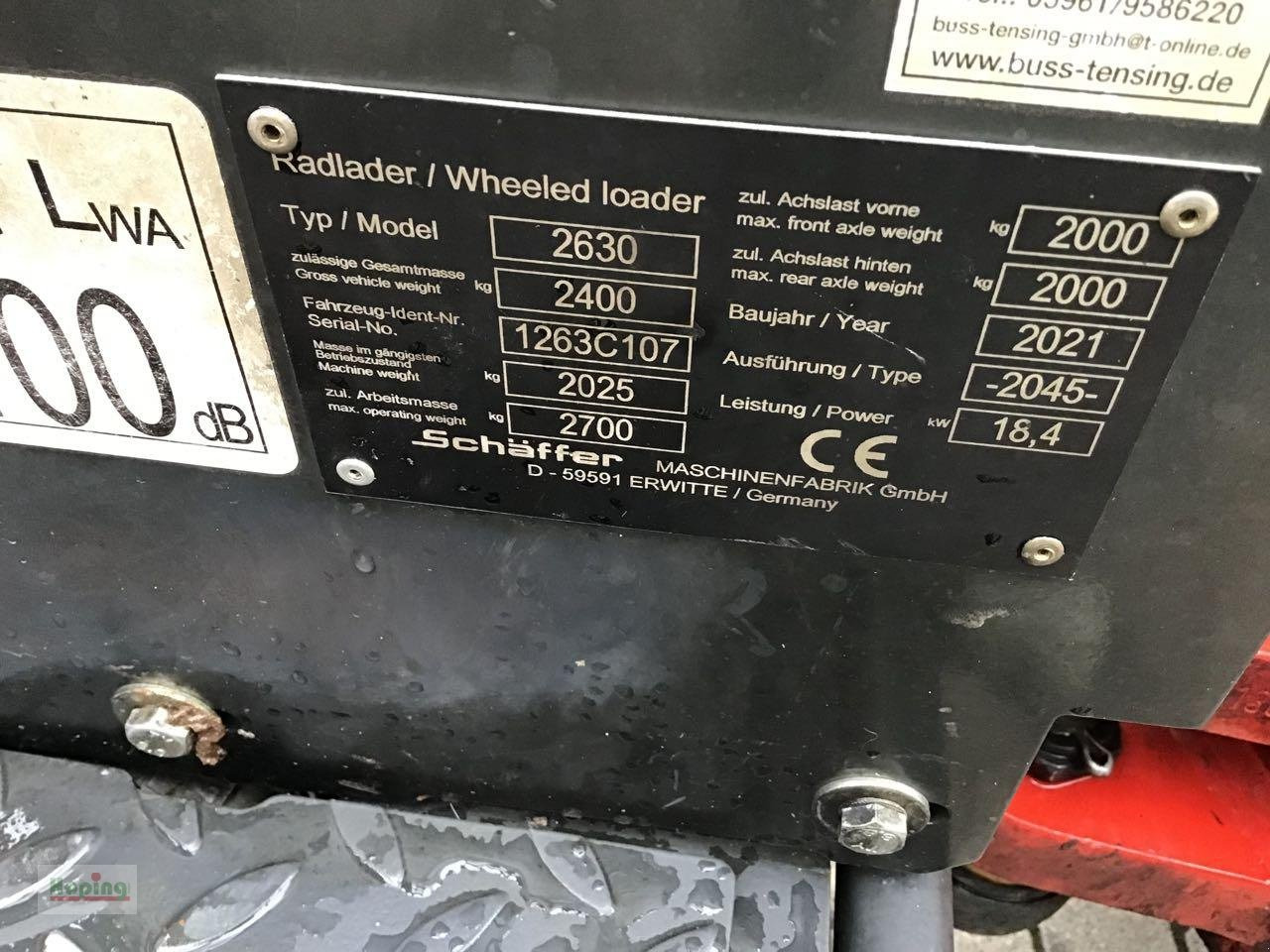 Компактный фронтальный погрузчик Schäffer 2630: фото 8 Компактный фронтальный погрузчик Schäffer 2630: фото 8