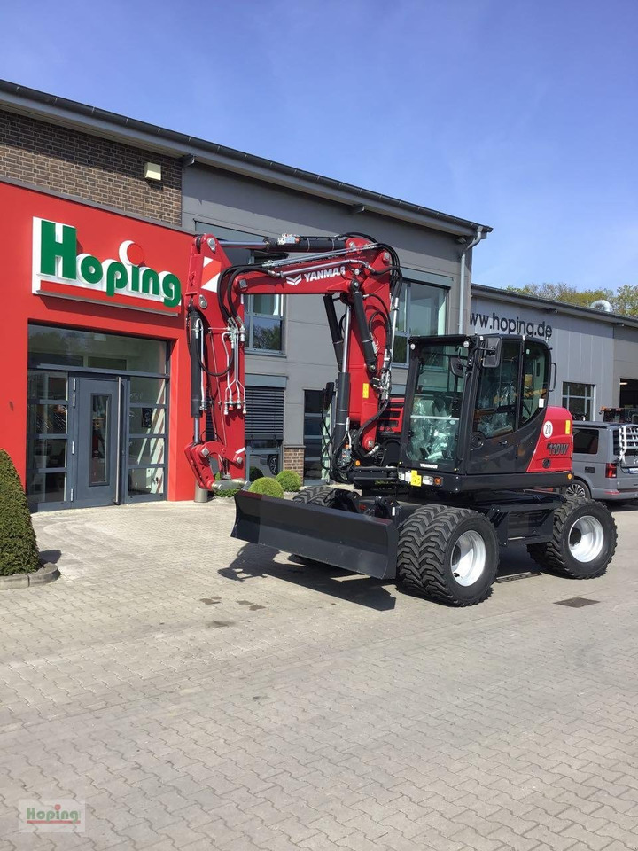 Yanmar B110W - Колёсный экскаватор: фото 1 Yanmar B110W - Колёсный экскаватор: фото 1