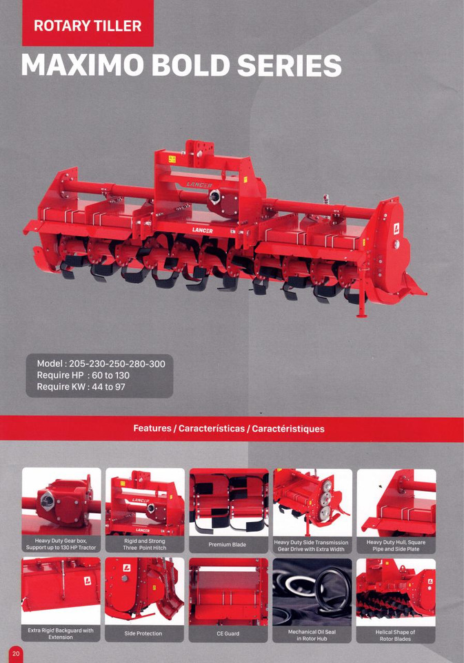 Lancer Maximo Bold 300 - Мотоблок: фото 3 Lancer Maximo Bold 300 - Мотоблок: фото 3