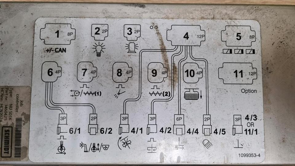 Schmidt NU 501K Job Controller Stratos Salzstreuer Rechner Bordcomputer Bedienung 3460425 - Блок управления для Коммунальной и специальной техники: фото 4 Schmidt NU 501K Job Controller Stratos Salzstreuer Rechner Bordcomputer Bedienung 3460425 - Блок управления для Коммунальной и специальной техники: фото 4