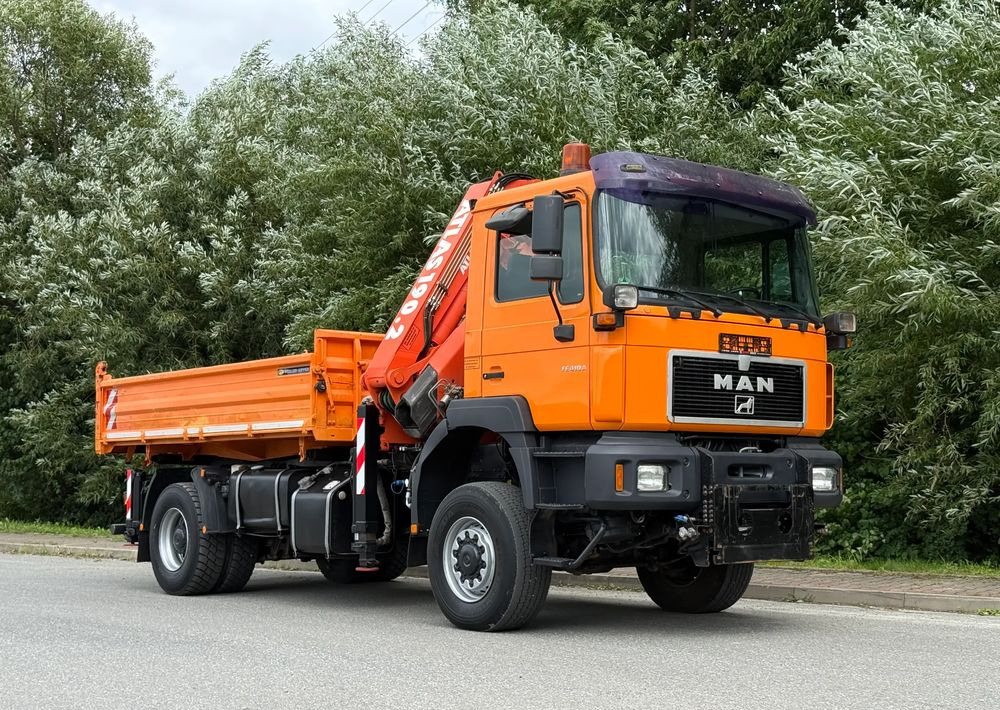 MAN * FE 410 A * MAN * 4x4 * HDS ATLAS 190 * Kiper Wywrotka * Bardzo Dobry Stan * Sprowadzony - Самосвал, Автоманипулятор: фото 2 MAN * FE 410 A * MAN * 4x4 * HDS ATLAS 190 * Kiper Wywrotka * Bardzo Dobry Stan * Sprowadzony - Самосвал, Автоманипулятор: фото 2
