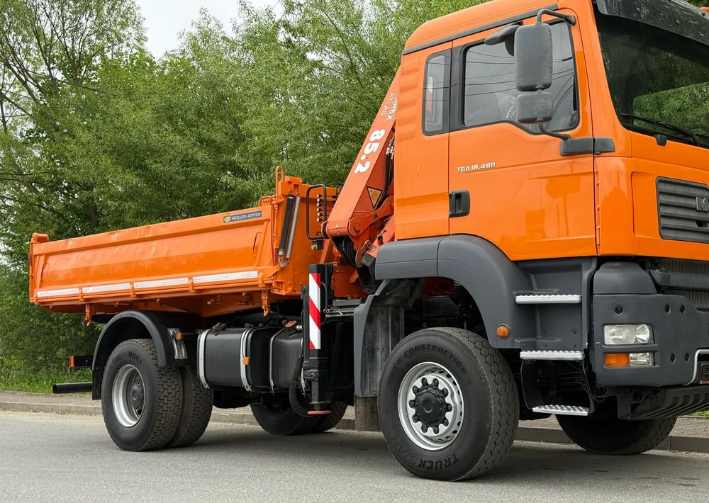 MAN * MAN 18 480 * KIPER WYWROTKA * 4x4 * HDS ATLAS 85* STAN BARDZO DOBRY * Sprowadzony - Самосвал: фото 5 MAN * MAN 18 480 * KIPER WYWROTKA * 4x4 * HDS ATLAS 85* STAN BARDZO DOBRY * Sprowadzony - Самосвал: фото 5