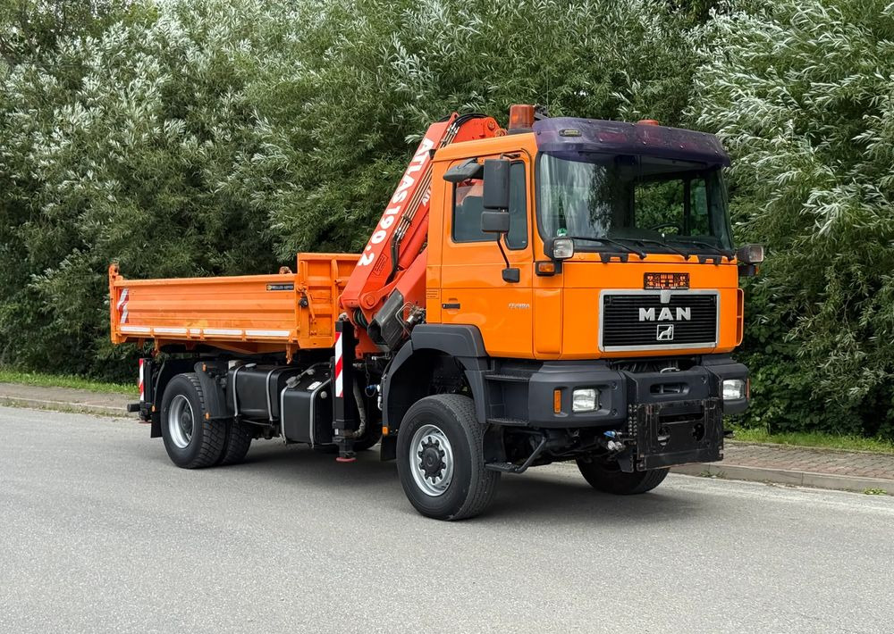 MAN * MAN FE 410 A * Kiper Wywrotka * 4x4 * HDS ATLAS 190 * Sprowadzony* Bardzo Dobry Stan * - Самосвал: фото 1 MAN * MAN FE 410 A * Kiper Wywrotka * 4x4 * HDS ATLAS 190 * Sprowadzony* Bardzo Dobry Stan * - Самосвал: фото 1