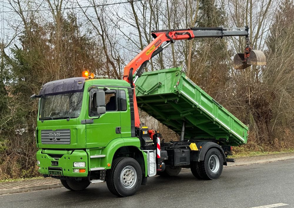 MAN * MAN TGA 18-360 * Kiper Wywrotka * 4x2 * Kran Palfinger PK 9501 Sprowadzony - Самосвал: фото 1 MAN * MAN TGA 18-360 * Kiper Wywrotka * 4x2 * Kran Palfinger PK 9501 Sprowadzony - Самосвал: фото 1