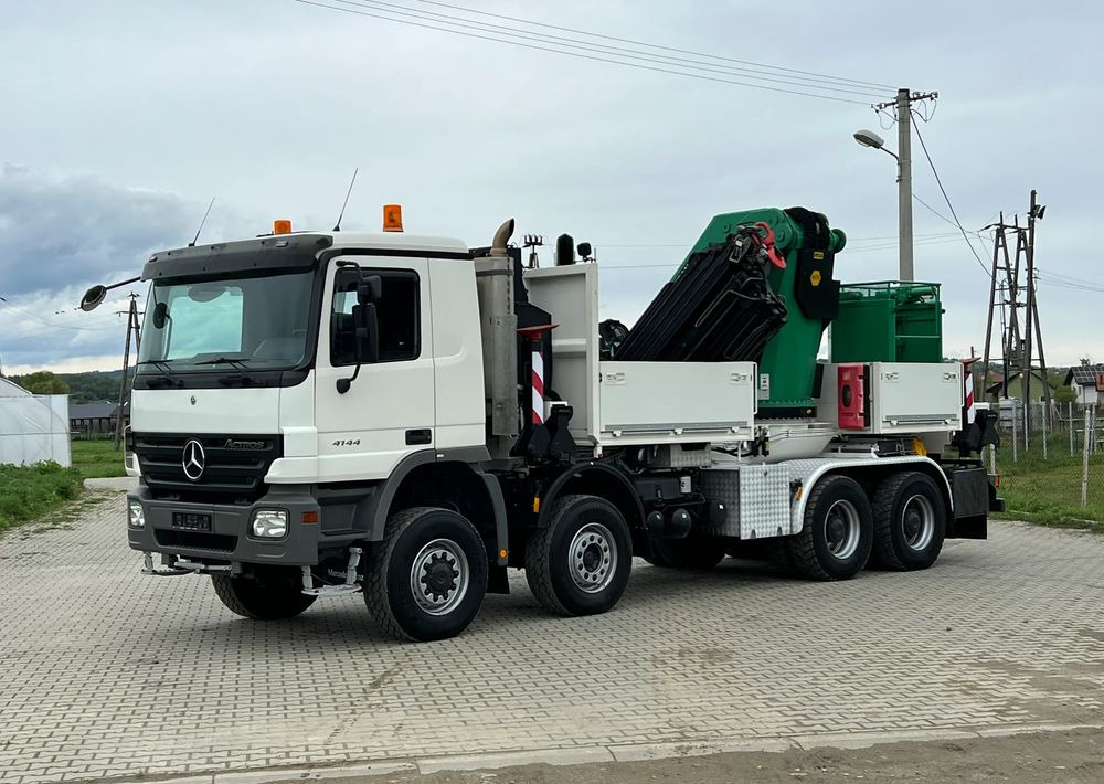 Mercedes-Benz * HDS Palfinger 150002 + FLY JIB PJ 170 * Mercedes Actros 8x6 * Dźwig * 40 TON * Wyciągarka * 35 Metrów * Kosz * - Автоманипулятор: фото 2 Mercedes-Benz * HDS Palfinger 150002 + FLY JIB PJ 170 * Mercedes Actros 8x6 * Dźwig * 40 TON * Wyciągarka * 35 Metrów * Kosz * - Автоманипулятор: фото 2