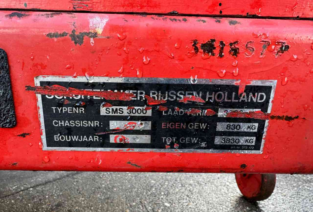 Schuitemaker SMS 3000 mestverspreider *Verkocht/sold* - Навозоразбрасыватель: фото 5 Schuitemaker SMS 3000 mestverspreider *Verkocht/sold* - Навозоразбрасыватель: фото 5