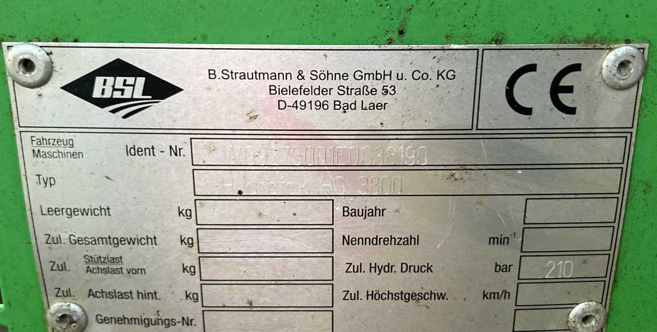 Техника для силоса Strautmann HQ 3800 kuilsnijder voermachines: фото 6