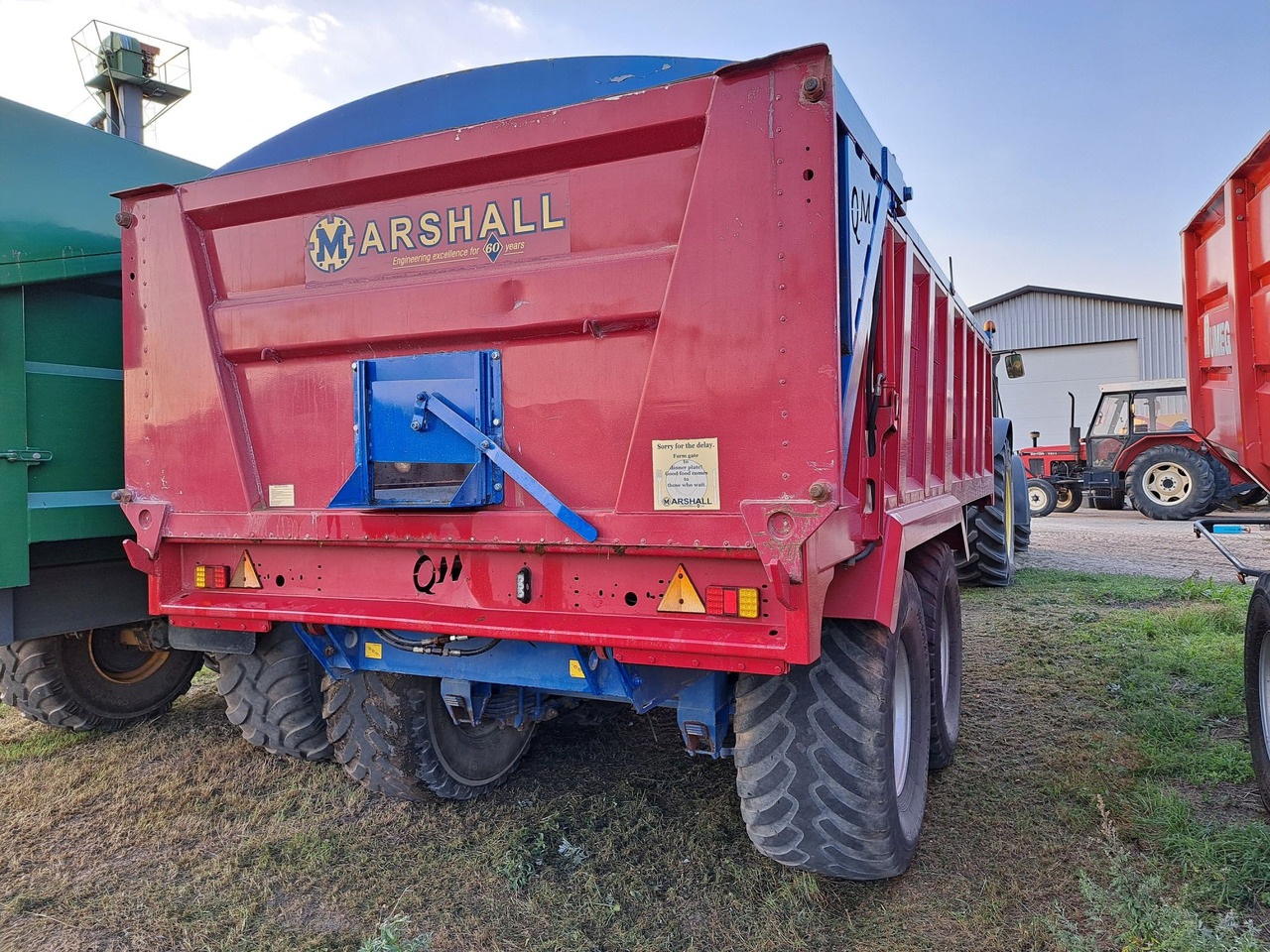 Przyczepa skorupowa Marshall 15 ton - Сельскохозяйственный прицеп: фото 5 Przyczepa skorupowa Marshall 15 ton - Сельскохозяйственный прицеп: фото 5
