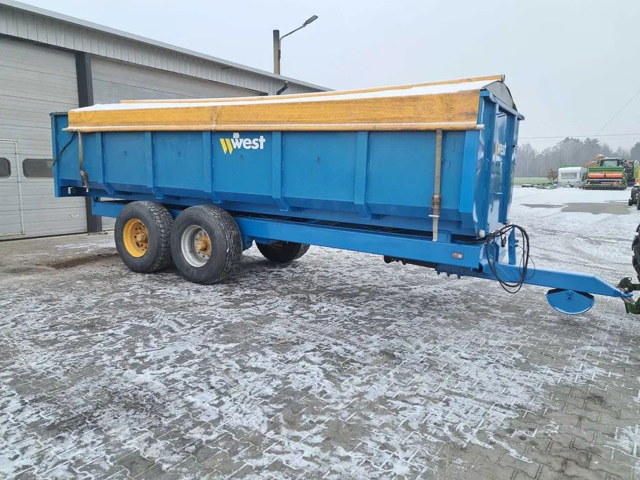 Przyczepa skorupowa WEST 14 ton - Сельскохозяйственный прицеп: фото 4 Przyczepa skorupowa WEST 14 ton - Сельскохозяйственный прицеп: фото 4