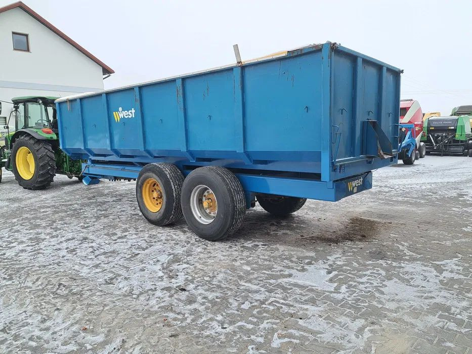 Przyczepa skorupowa WEST 14 ton - Сельскохозяйственный прицеп: фото 2 Przyczepa skorupowa WEST 14 ton - Сельскохозяйственный прицеп: фото 2
