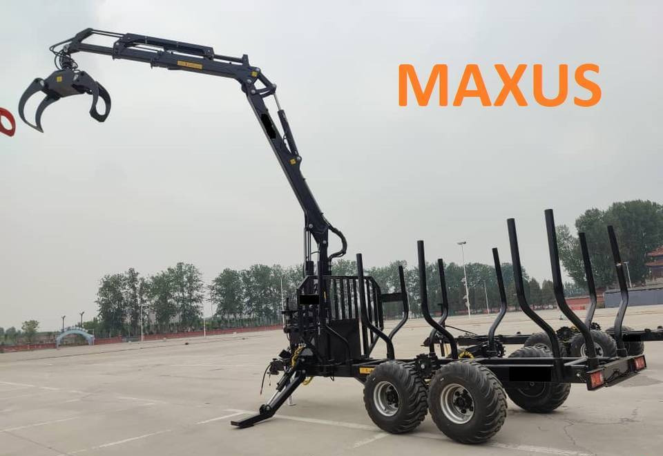 NEW MAXUS 12T Forest Trailer 2T Crane Warranty | НОВА Лісова причепа 12Т з Краном 2Т MAXUS Гарантія - Лесной прицеп: фото 1 NEW MAXUS 12T Forest Trailer 2T Crane Warranty | НОВА Лісова причепа 12Т з Краном 2Т MAXUS Гарантія - Лесной прицеп: фото 1