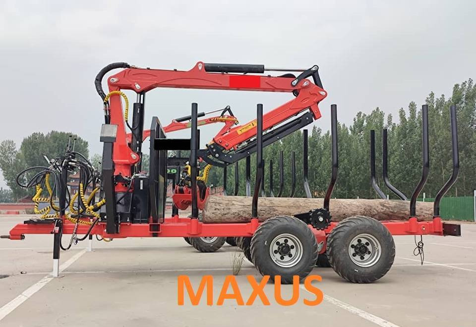 NEW MAXUS 12T Forest Trailer 2T Crane Warranty | НОВА Лісова причепа 12Т з Краном 2Т MAXUS Гарантія - Лесной прицеп: фото 5 NEW MAXUS 12T Forest Trailer 2T Crane Warranty | НОВА Лісова причепа 12Т з Краном 2Т MAXUS Гарантія - Лесной прицеп: фото 5