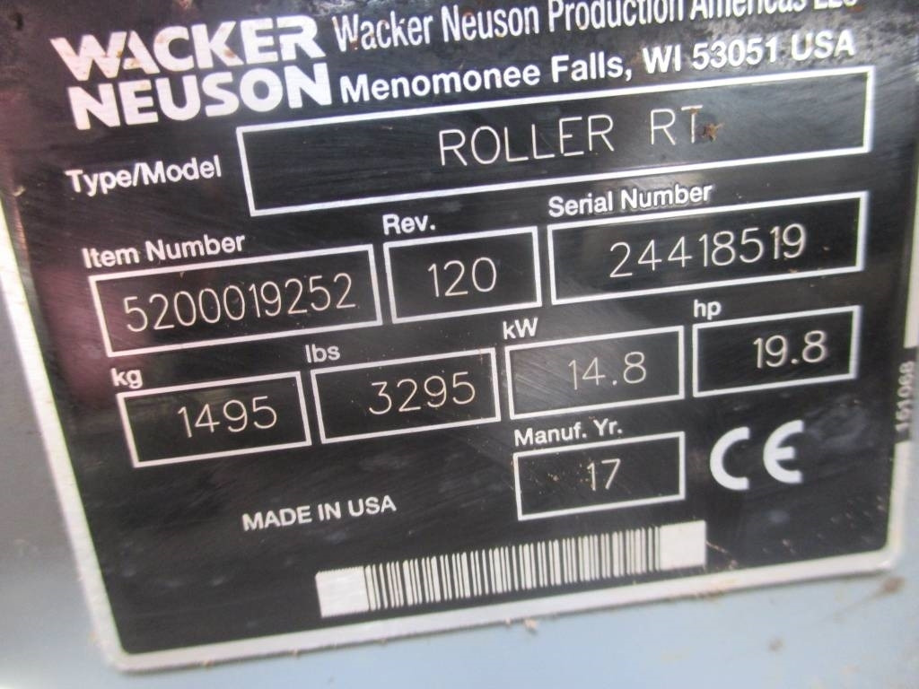 Дорожный каток Wacker Neuson RTSC 3: фото 14