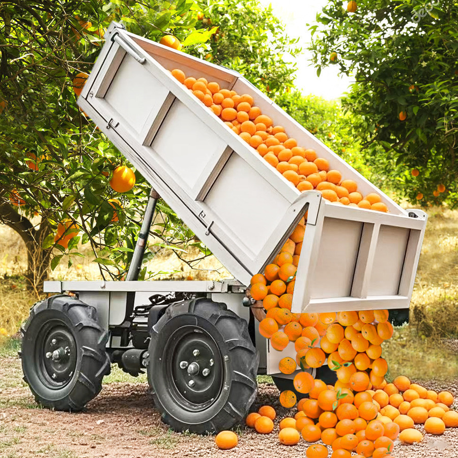 LEZUM Electric Remote Control Transporter Agricultural Orchard Farm Electric Utv Dump Trailer Material Handling Equipment All Terrain Transport Vehicle - Сельскохозяйственный прицеп-самосвал: фото 4 LEZUM Electric Remote Control Transporter Agricultural Orchard Farm Electric Utv Dump Trailer Material Handling Equipment All Terrain Transport Vehicle - Сельскохозяйственный прицеп-самосвал: фото 4