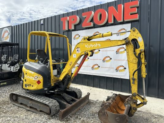 Kubota U27-4 à 19900€ HT - Мини-экскаватор: фото 5 Kubota U27-4 à 19900€ HT - Мини-экскаватор: фото 5