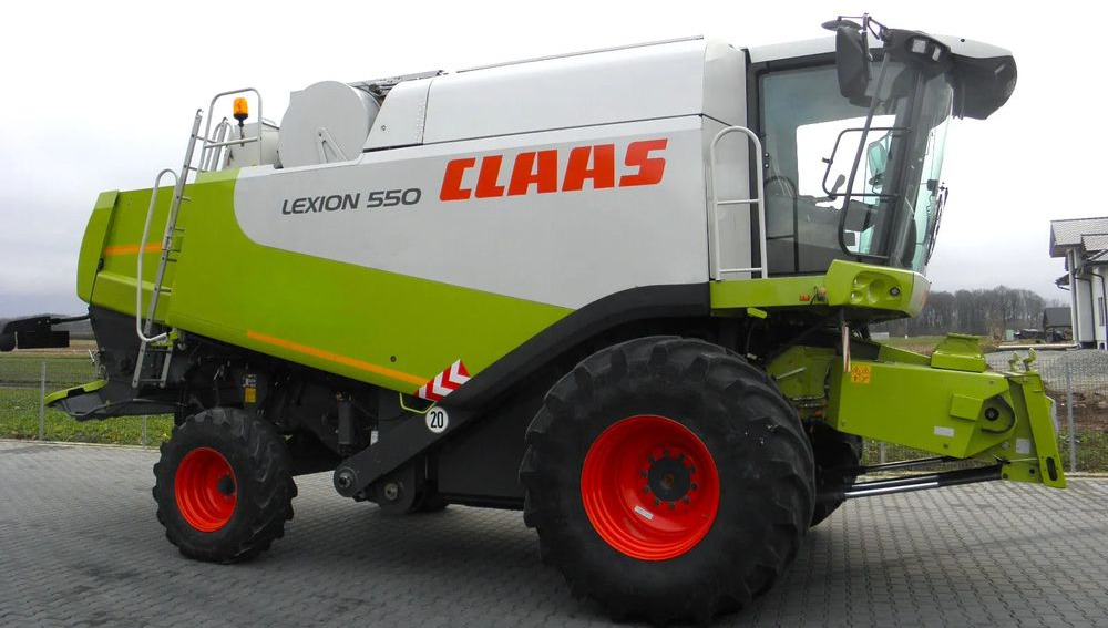 Claas Lexion 550 heder 7,5 Vario, Najbogatsza Wersja, Nie Malowany, Stan Bardzo Dobry - Зерноуборочный комбайн: фото 4 Claas Lexion 550 heder 7,5 Vario, Najbogatsza Wersja, Nie Malowany, Stan Bardzo Dobry - Зерноуборочный комбайн: фото 4