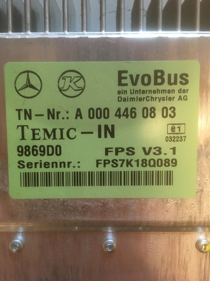 Mercedes-Benz Temic A0004460803 FPS 3.1 Steuergerät A 000 446 08 03 - Электрическая система для Автобусов: фото 2 Mercedes-Benz Temic A0004460803 FPS 3.1 Steuergerät A 000 446 08 03 - Электрическая система для Автобусов: фото 2