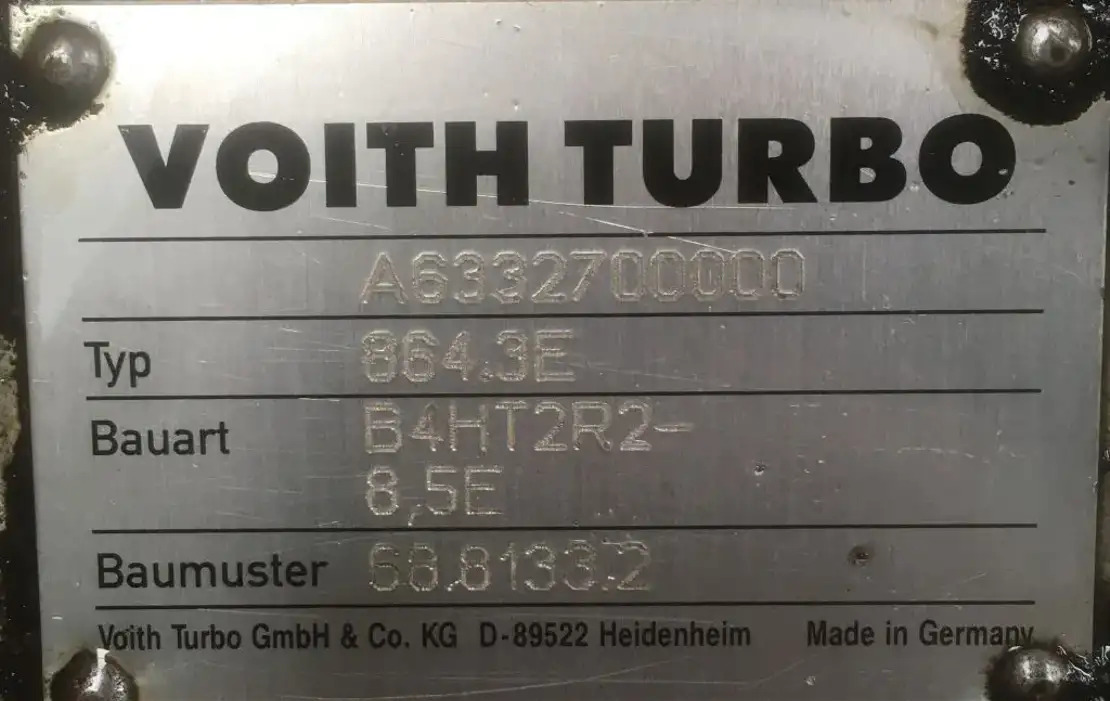 Mercedes-Benz Voith 864.3E Busgetriebe B4HT2R2 -8.5E Mercedes Citaro LE A6332700 - Трансмиссия для Автобусов: фото 2 Mercedes-Benz Voith 864.3E Busgetriebe B4HT2R2 -8.5E Mercedes Citaro LE A6332700 - Трансмиссия для Автобусов: фото 2