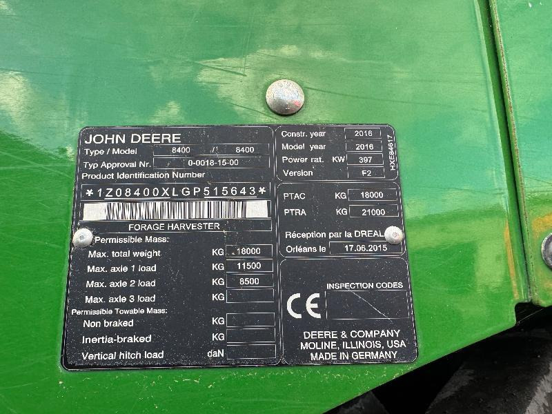 JOHN DEERE 8400 - Кормоуборочный комбайн: фото 4 JOHN DEERE 8400 - Кормоуборочный комбайн: фото 4