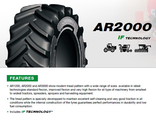 Advance AR2000 IF 1050/50R32 CFO for combine harvester and tractor. - Шина для Зерноуборочных комбайнов: фото 4 Advance AR2000 IF 1050/50R32 CFO for combine harvester and tractor. - Шина для Зерноуборочных комбайнов: фото 4
