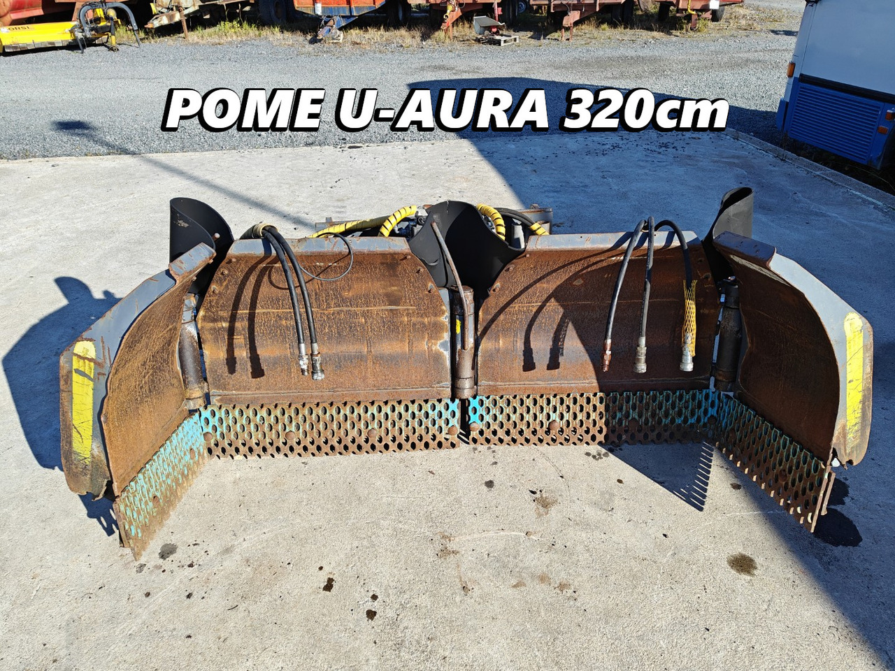 Pome U-aura 320cm - Отвал для снега для Коммунальной и специальной техники: фото 1 Pome U-aura 320cm - Отвал для снега для Коммунальной и специальной техники: фото 1