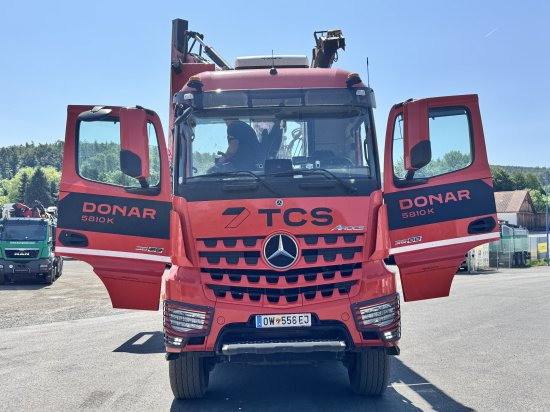 Mercedes-Benz ACTROS 6x4 DONAR 5810K ? Hack-LKW / Mobilhacker | TCS Umwelttechnik - Грузовик, Измельчитель древесины: фото 4 Mercedes-Benz ACTROS 6x4 DONAR 5810K ? Hack-LKW / Mobilhacker | TCS Umwelttechnik - Грузовик, Измельчитель древесины: фото 4