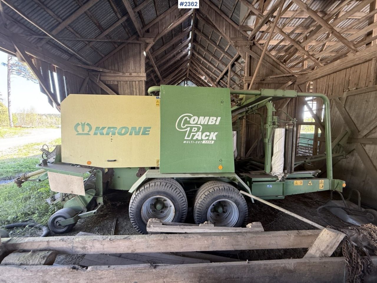 Krone Combi pack Multi-Cut 1250 round baler - Техника для сенозаготовки: фото 2 Krone Combi pack Multi-Cut 1250 round baler - Техника для сенозаготовки: фото 2