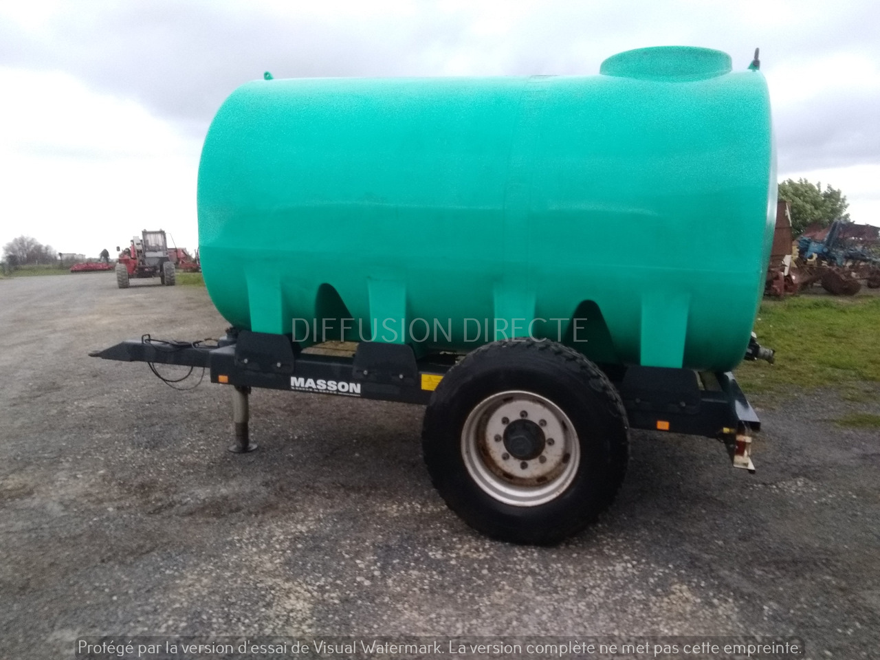 MASSON CITERNE AZOTE ET EAU MSP 80 - Прицеп-цистерна: фото 2 MASSON CITERNE AZOTE ET EAU MSP 80 - Прицеп-цистерна: фото 2