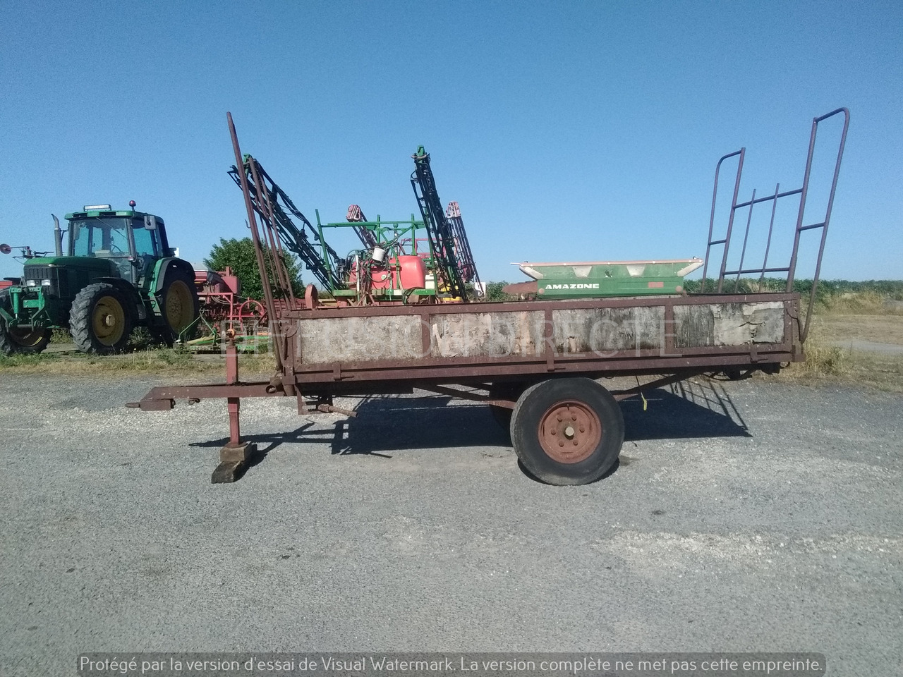 SIMONNEAU BENNE FOURRAGERE 3.5 T - Сельскохозяйственный прицеп-самосвал: фото 2 SIMONNEAU BENNE FOURRAGERE 3.5 T - Сельскохозяйственный прицеп-самосвал: фото 2